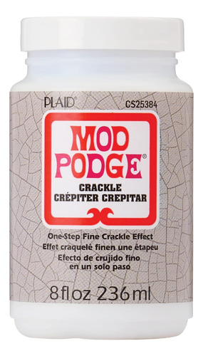 Mod Podge Un-step Crackle Medium, 8 Fl Oz Sellador Acrílico