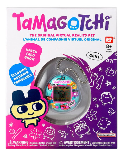 Tamagotchi Original Denim Patches Bandai Gen 1 Scarlet Kids