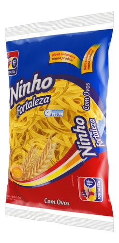 Macarrão de Sêmola com Ovos Ninho Fortaleza Pacote 500g