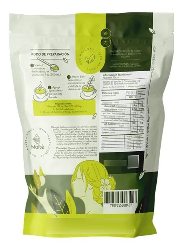 Te Matcha Limon Maite 120gramos - Unidad a $79900