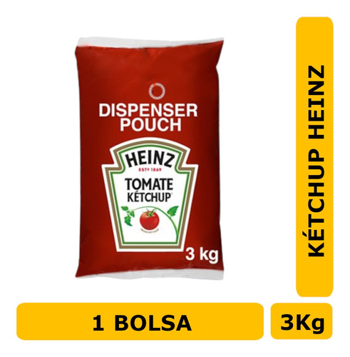 Kétchup Heinz Bolsa 3 Kg