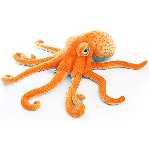 Realista Octopus Plush,giant Stuffed Marine Animals 8w9ff