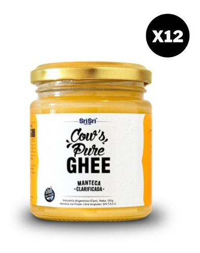 Ghee Cow's Pure - Clásica - Manteca Clarificada X 150g X 12u