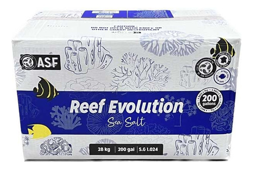 Sal Marina Asf Reef Salt Evolution Caja 28 K Rinde 770 L Ao