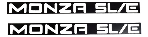 Plaqueta Emblema Friso Lateral Chevrolet Monza Sl/e 82 90 N