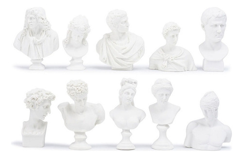 Estatua De Busto Esculturas Boceto De 10 Unidades/set Art