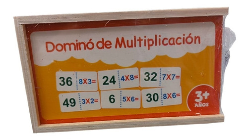 Domino Infantil Tablas De Multiplicar