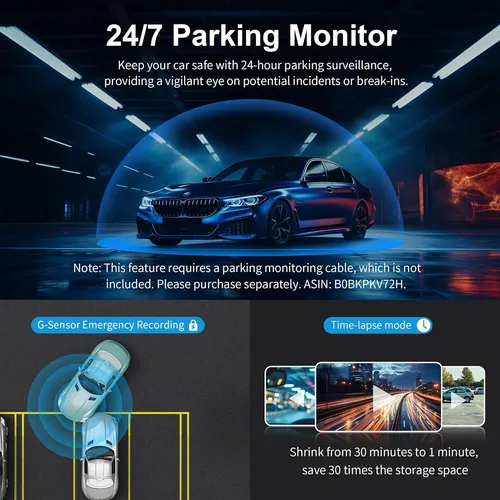 Dashcam Premium Camara Carro Kawa D6 Calidad 2k 1440p
