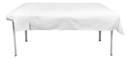 10 Sabana Clinica Hospitalaria 144h 155x220 60/40 Pol/aLG Color Blanco Diseño de la tela Liso