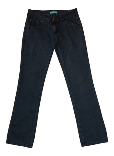Jeans Mujer Opposite Talla 38 Corte Recto Impecable (Usado)