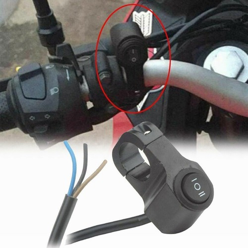 Interruptor 3pasos On/off Aluminio Manubrio Bici Motocicleta