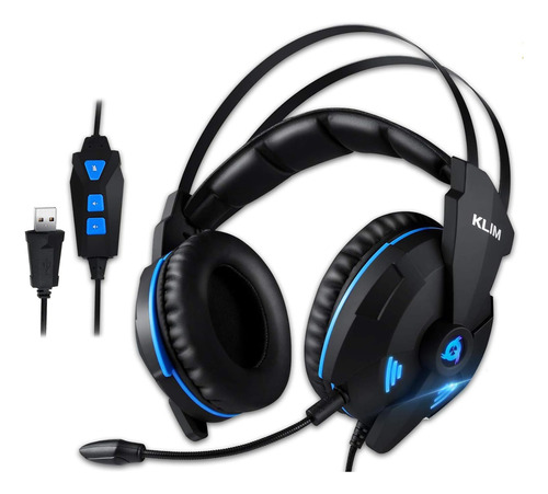 Auriculares Headphones Con Cable Y Microfono | Klim Negro