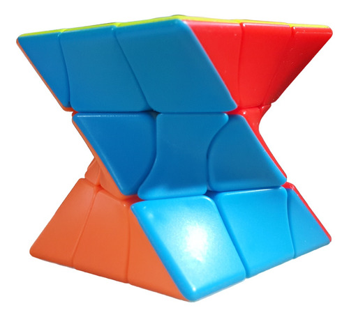 Cubo Mágico Rubik 3x3 Twisted Stickerless Z-cube Rosario
