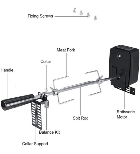 Imagen 3 de 6 de Motor Spiedo 15 Kg 2 En 1 Electrico + Pilas