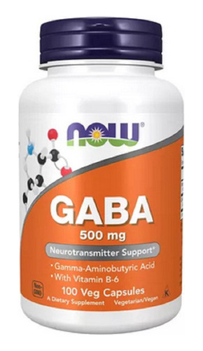  Gaba Ácido Gamma Aminobutírico Gaba  100 Un