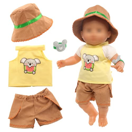 Ropa De Exploración Jungla 14 -17  Sombrero Muñeca Ni...