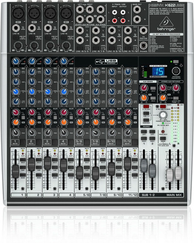 Consola Behringer Xenyx X1622 Usb 12 Canales Mixer Efecto Fx