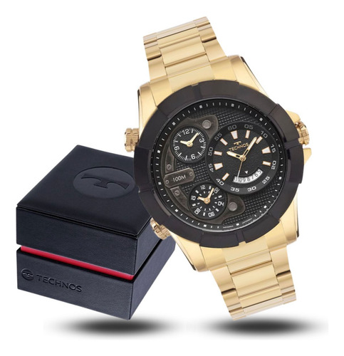 Relógio Masculino Technos Legacy Dourado Analógico Original