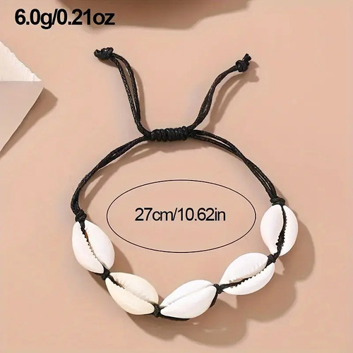 Conjunto 3 Piezas Collar Pulsera Tobillera Moda Playa Mujer