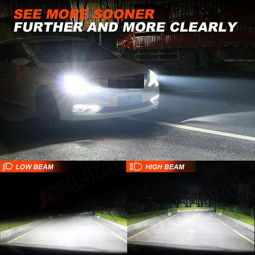 Kit De Faros Led Hi/lo+antiniebla Para Toyota Camry 2007-14