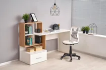 Comprar Escritorio De Melamina Con Repisa Cubo 1 Cajón
