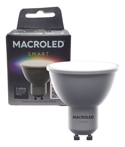 Dicroica Led Smart Wifi Rgb + Blanco 5w Macroled