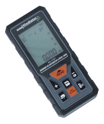 Medidor Laser Telémetro 100mts 650nm Profesional Gladiator
