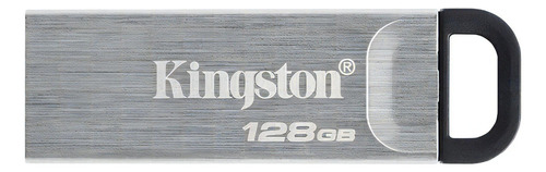 Memoria Usb Kingston Data Traveler Kyson 128gb Metalizada Plateado