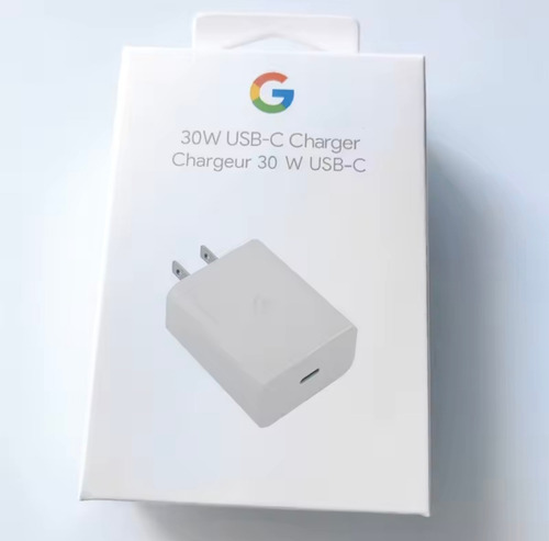 Cargador Google Pixel 30w + Cable Color Blanco