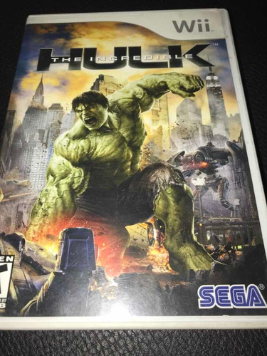 Videojuego Hulk El Increíble Para Nintendo Wii