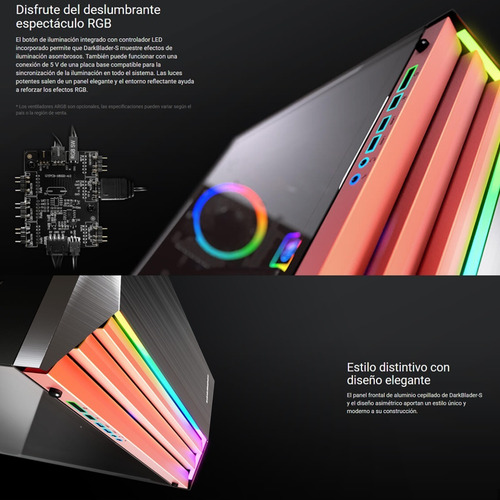 Imagen 6 de 10 de Gabinete Gamer Cougar Darkblader-s Rgb Full Tower