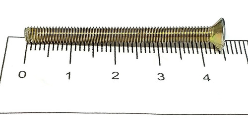 Parafuso Máquina Cabeça Chata Phillips M4 X 45mm 50 Peças