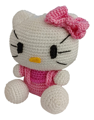 Hello Kitty Amigurumi Tejido A Mano Crochet Único Pnp
