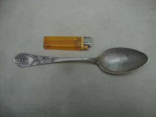 comprar Antigua Cuchara De Plata 800 Posen Art Nouveau - 85 Grs.