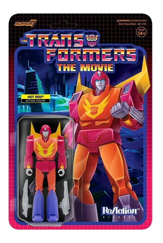 Figura Hot Rod Transformers The Movie Reaction Super 7