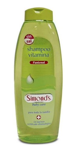 Simonds Baby Shampoo Vitamina Pantenol Sin Sal 400 Ml