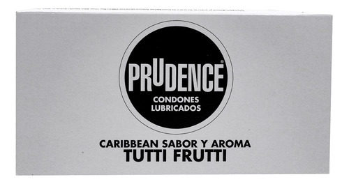 Condones Prudence Sabor Y Aroma Tutti Frutti Caja 100 Piezas