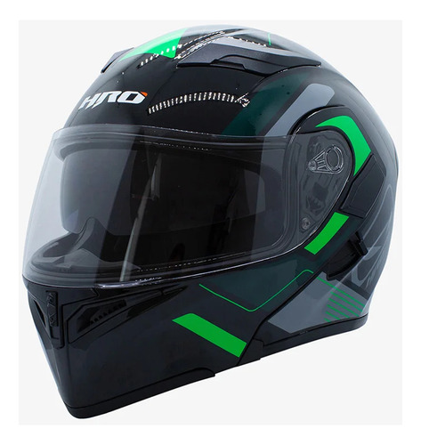 Casco  Hro 3400 Dv Ark Ngr Brill Vrd