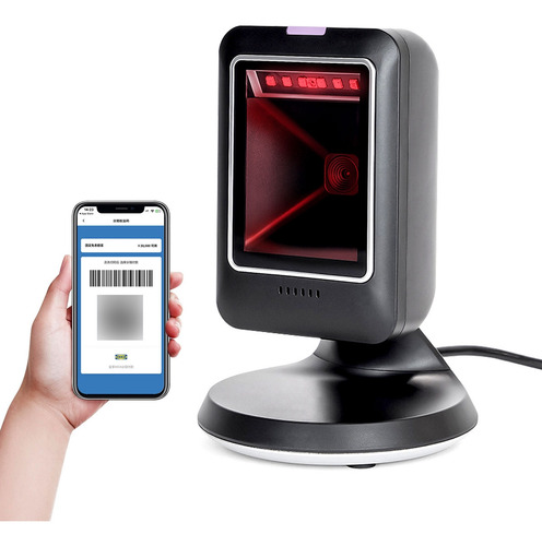 Leitor De Código De Barras Fixo Pdv Usb 1d 2d Qr Code
