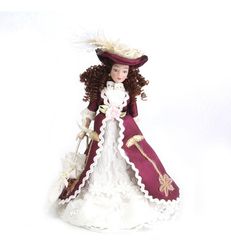 Casa De Muñecas 1/12 Muñecas De Porcelana En Miniatura Señor