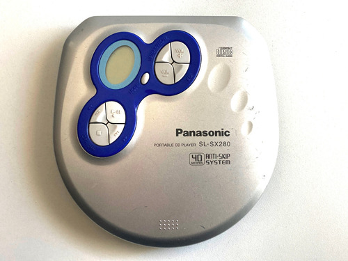 Discman Panasonic Sl-sx280, Reproductor Cd, 1 Bit, Excelente