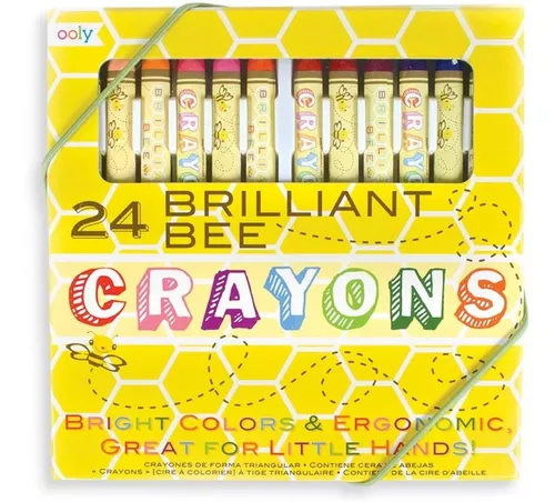 Hieno - Crayones De Cera De Abeja 100% Pura, No Tóxicos, Hec
