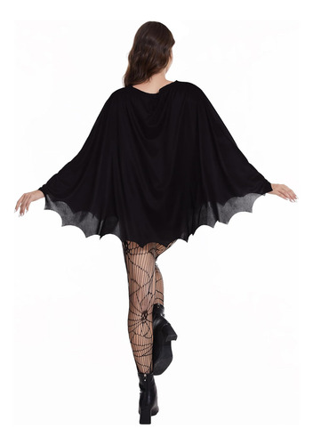 Tmsd Disfraz De Halloween Para Mujer, Poncho Con Cara De Cal