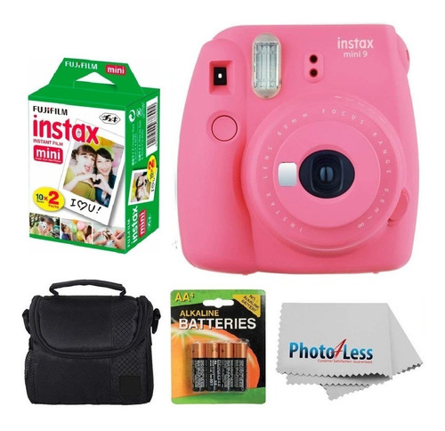 Camara Fuji Instax Mini 9+pack 20 Fotos+ Estuche De Regalo!