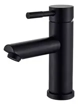 Comprar Monocomando Baño Lavatorio Canilla Griferia Negro Mate Recta