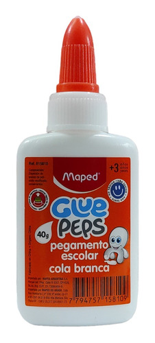 Adhesivo Vinilico Escolar Maped Glue Peps 40grs Caja X 24 