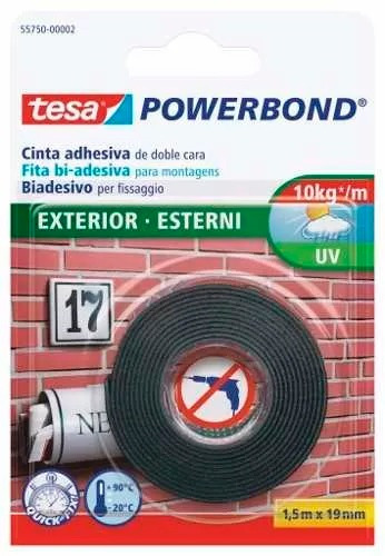 Cinta Adhesiva Doble Faz Para Exterior 19mm X 1,5mtros Tesa