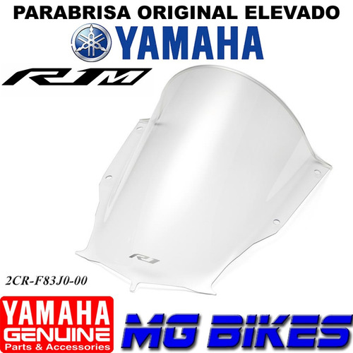 Parabrisas Original Elevado Yamaha R1 M 2017 Mg Bikes