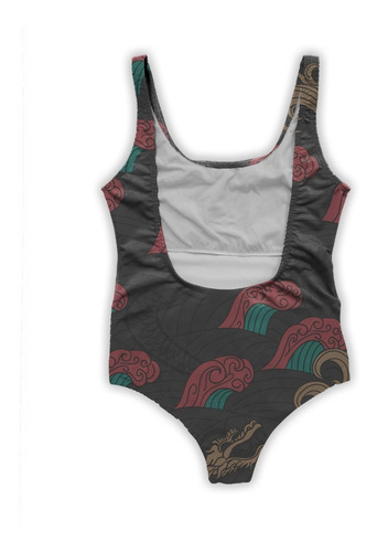 Imagem 2 de 2 de Maiô Body Bori Feminino Oriental Verão Floral Hype Yakuza