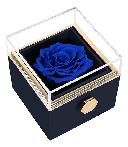 Proposta De Dia Dos Namorados Rotating Rose Gift Ring Box Az